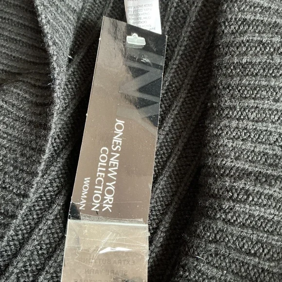 Jones NeW York Collection 100% merino wool open front cardigan/sweater size 2X. - Picture 6 of 12